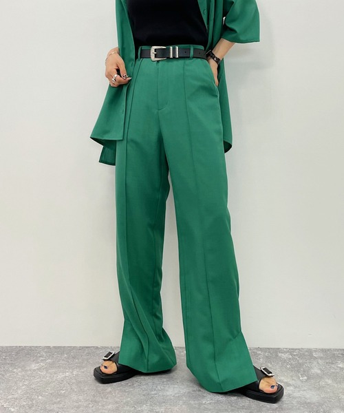 PAGEBOY（ページボーイ）の「クリアルーズセットアップパンツ（その他パンツ・レディース・ブラック/グレイッシュベージュ/グリーン・FREE）」の12枚目の写真