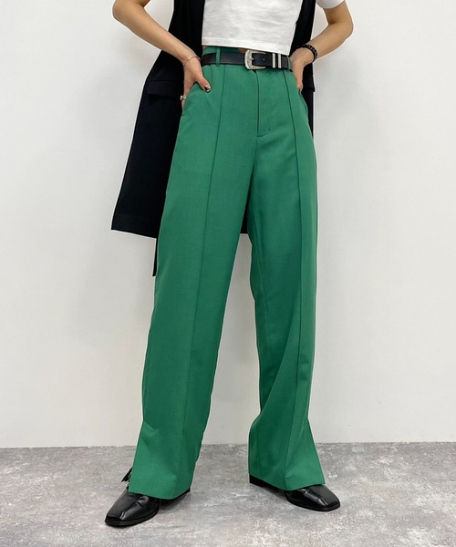 PAGEBOY（ページボーイ）の「クリアルーズセットアップパンツ（その他パンツ・レディース・ブラック/グレイッシュベージュ/グリーン・FREE）」の13枚目の写真