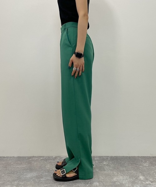 PAGEBOY（ページボーイ）の「クリアルーズセットアップパンツ（その他パンツ・レディース・ブラック/グレイッシュベージュ/グリーン・FREE）」の19枚目の写真