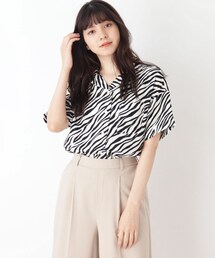 Cutie Blonde | 【S-L】オープンカラーシャツ(シャツ/ブラウス)