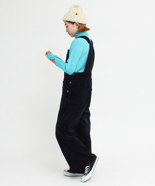 CHILD WOMAN（チャイルドウーマン）の「☆8Ｗコールディアモイスト サロペット（サロペット/オーバーオール・レディース・ネイビー/ブラウン・FREE）」の10枚目の写真