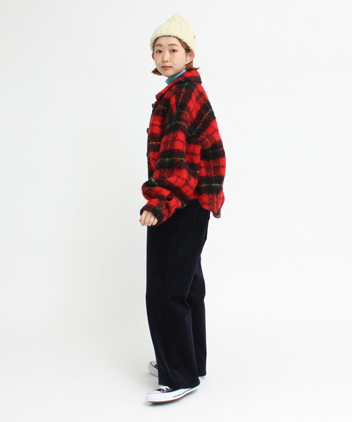 CHILD WOMAN（チャイルドウーマン）の「☆8Ｗコールディアモイスト サロペット（サロペット/オーバーオール・レディース・ネイビー/ブラウン・FREE）」の12枚目の写真