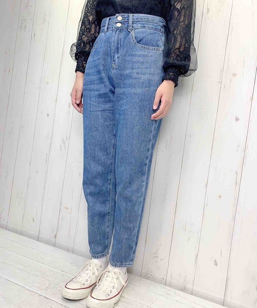Clice de Paris(クリシェドゥパリス)の「K/ボーイフレンドデニム(デニムパンツ・レディース・ブルー・ONESIZE)」の1枚目の写真