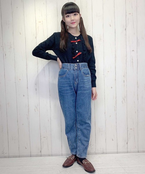 Clice de Paris(クリシェドゥパリス)の「K/ボーイフレンドデニム(デニムパンツ・レディース・ブルー・ONESIZE)」の5枚目の写真