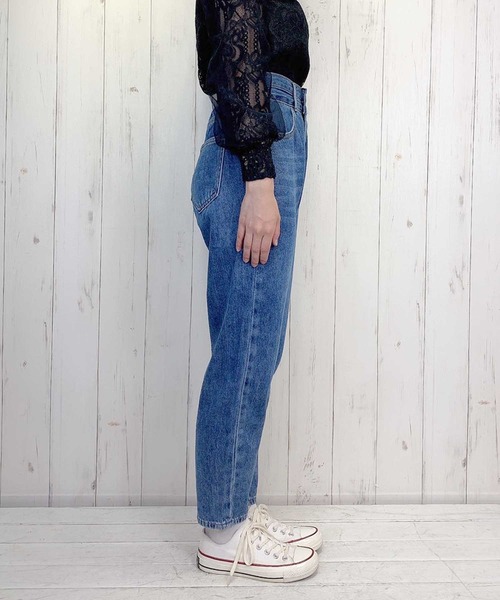 Clice de Paris(クリシェドゥパリス)の「K/ボーイフレンドデニム(デニムパンツ・レディース・ブルー・ONESIZE)」の7枚目の写真