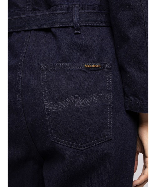 Nudie Jeans(ヌーディージーンズ)の「Sophie Boiler Suit Wool Wish オールインワン(サロペット/オーバーオール・レディース・インディゴブルー・X-SMALL/SMALL)」の15枚目の写真