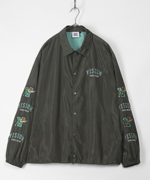 VISION STREET WEAR | 【VISION STREET  WEAR/ヴィジョンストリートウェア】袖刺繍 ワイドコーチジャケット(ブルゾン)