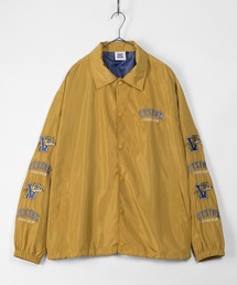VISION STREET WEAR（ヴィジョンストリートウェア）の「【VISION STREET  WEAR/ヴィジョンストリートウェア】袖刺繍 ワイドコーチジャケット（ブルゾン）」