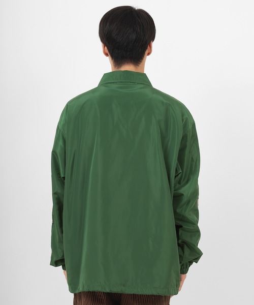 VISION STREET WEAR(ヴィジョンストリートウェア)の「【VISION STREET WEAR/ヴィジョンストリートウェア】袖刺繍 ワイドコーチジャケット(ブルゾン・メンズ・チャコールグレー/ブルー/グリーン/マスタード・M/L/XL)」の22枚目の写真