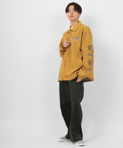 VISION STREET WEAR(ヴィジョンストリートウェア)の「【VISION STREET WEAR/ヴィジョンストリートウェア】袖刺繍 ワイドコーチジャケット(ブルゾン・メンズ・チャコールグレー/ブルー/グリーン/マスタード・M/L/XL)」の20枚目の写真