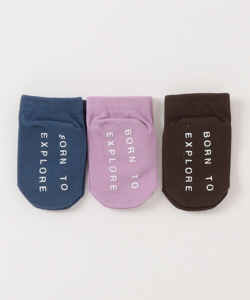 THE NORTH FACE（ザノースフェイス）の「【THE NORTH FACE】BABY ORGANIC 3P（ソックス/靴下・キッズ・マルチ/ブルー系・FREE）」の5枚目の写真