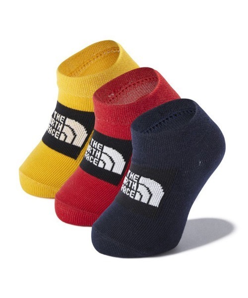 THE NORTH FACE（ザノースフェイス）の「【THE NORTH FACE】BABY ORGANIC 3P（ソックス/靴下・キッズ・マルチ/ブルー系・FREE）」の2枚目の写真