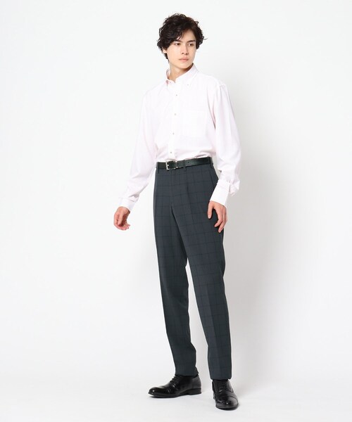 THE SHOP TK (ザ ショップ ティーケー )の「◆テックウールウィンドペンスラックス(スーツパンツ・メンズ・チャコールグレー/ネイビー系7・01/02/03/04)」の6枚目の写真