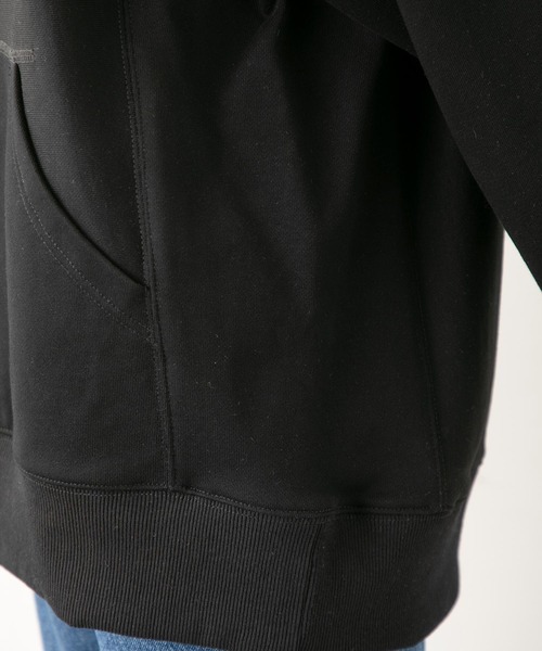 MILKFED.（ミルクフェド）の「FRONT LOGO SWEAT TOP（スウェット・レディース・ブラック/ライトブルー/ライトパープル/ベージュ/オフホワイト/ネイビー・ONE SIZE）」の12枚目の写真