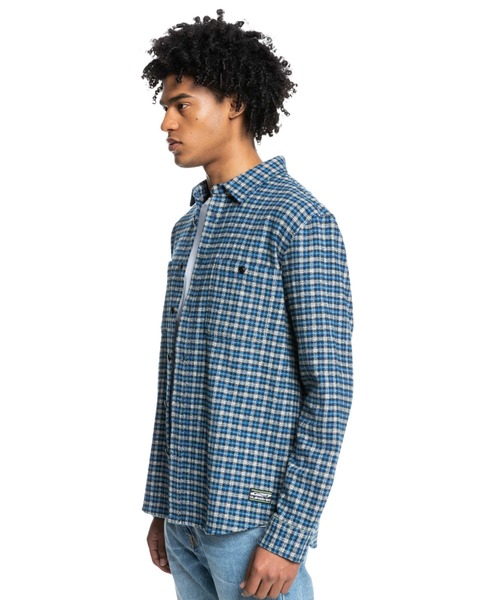 Quiksilver（クイックシルバー）の「INTREPIDE EXPLORER L/クイックシルバー長袖シャツ（シャツ/ブラウス・メンズ・ブラック/ブルー・MEDIUM/LARGE/SMALL）」の12枚目の写真