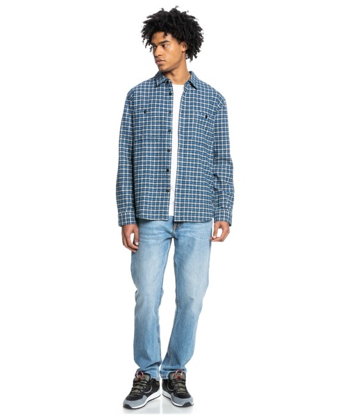 Quiksilver（クイックシルバー）の「INTREPIDE EXPLORER L/クイックシルバー長袖シャツ（シャツ/ブラウス・メンズ・ブラック/ブルー・MEDIUM/LARGE/SMALL）」の17枚目の写真