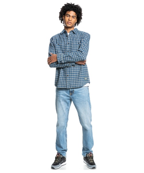 Quiksilver（クイックシルバー）の「INTREPIDE EXPLORER L/クイックシルバー長袖シャツ（シャツ/ブラウス・メンズ・ブラック/ブルー・MEDIUM/LARGE/SMALL）」の18枚目の写真