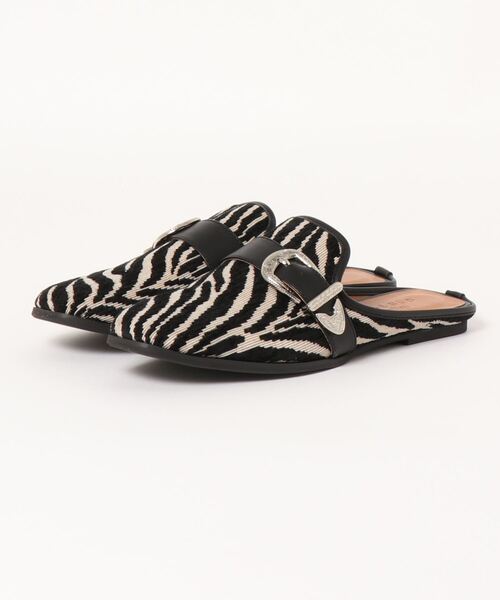 ROSE BUD（ローズバッド）の「ウエスタンスライダー（サンダル・レディース・ブラック/ブラウン・36/37/38）」の2枚目の写真