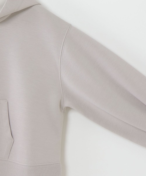 ikka（イッカ）の「【親子コーデ】ダンボールニットレイヤードパーカー（100~160cm）（パーカー・キッズ・ベージュ/ピンク/ライトイエロー・100/110/120/130/140/150/160）」の4枚目の写真