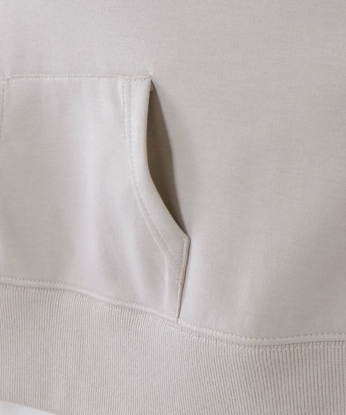 ikka（イッカ）の「【親子コーデ】ダンボールニットレイヤードパーカー（100~160cm）（パーカー・キッズ・ベージュ/ピンク/ライトイエロー・100/110/120/130/140/150/160）」の9枚目の写真