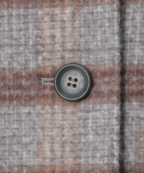 Heather（ヘザー）の「ユルチェック柄ナカワタコート　215259（その他アウター・レディース・グレー系/ブラウン系・FREE）」の17枚目の写真