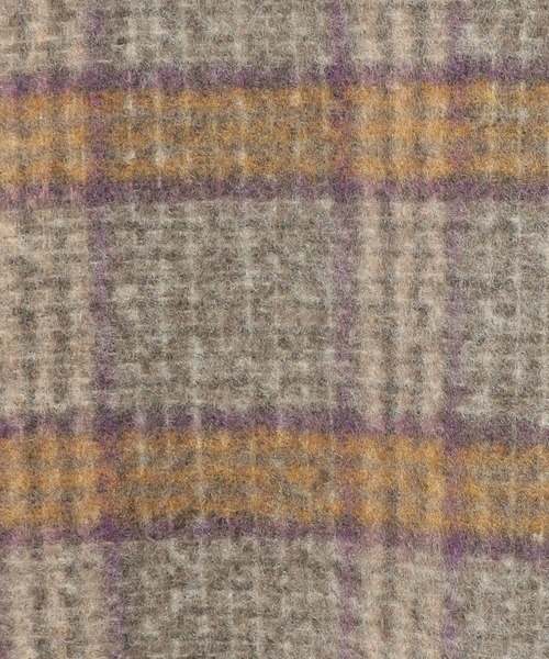 Heather（ヘザー）の「ユルチェック柄ナカワタコート　215259（その他アウター・レディース・グレー系/ブラウン系・FREE）」の14枚目の写真