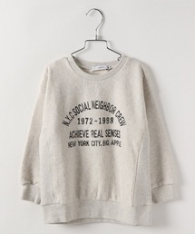 JEANASIS | 【KIDS】カレッジロゴウラケプルオーバー/256502(スウェット)