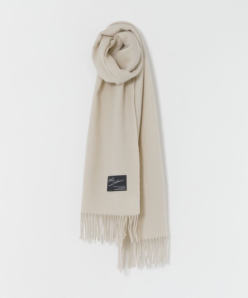 SENSE OF PLACE by URBAN RESEARCH（センスオブプレイスバイアーバンリサーチ）の「カシミヤ混ウールストール（マフラー・レディース・ブラック/グレー/アイボリー/モカ・ONE）」の18枚目の写真