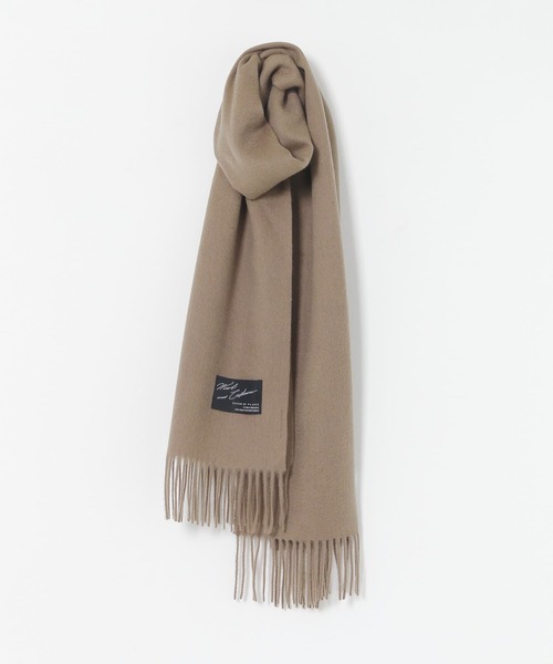 SENSE OF PLACE by URBAN RESEARCH（センスオブプレイスバイアーバンリサーチ）の「カシミヤ混ウールストール（マフラー・レディース・ブラック/グレー/アイボリー/モカ・ONE）」の6枚目の写真