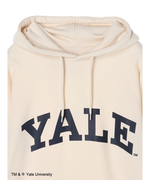 SEVENDAYS=SUNDAY（セブンデイズサンデイ）の「YALE 裏毛プルパーカー　＊（パーカー・レディース・チャコールグレー/ネイビー/アイボリー・S/M/L）」の4枚目の写真