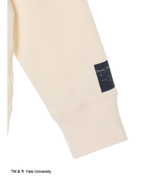 SEVENDAYS=SUNDAY（セブンデイズサンデイ）の「YALE 裏毛プルパーカー　＊（パーカー・レディース・チャコールグレー/ネイビー/アイボリー・S/M/L）」の5枚目の写真