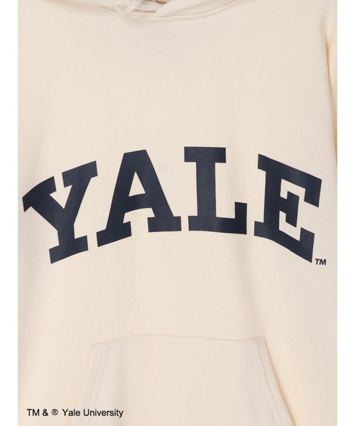 SEVENDAYS=SUNDAY（セブンデイズサンデイ）の「YALE 裏毛プルパーカー　＊（パーカー・レディース・チャコールグレー/ネイビー/アイボリー・S/M/L）」の13枚目の写真