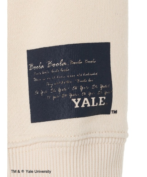 SEVENDAYS=SUNDAY（セブンデイズサンデイ）の「YALE 裏毛プルパーカー　＊（パーカー・レディース・チャコールグレー/ネイビー/アイボリー・S/M/L）」の9枚目の写真