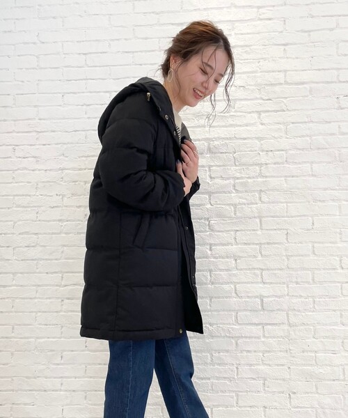 SHOO・LA・RUE（シューラルー）の「◆蓄熱・保温機能付き中綿コート（その他アウター・レディース・ダークグレー/ブラック/サンドベージュ・02/03/04）」の7枚目の写真