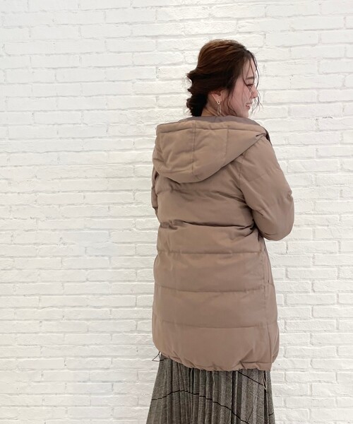 SHOO・LA・RUE（シューラルー）の「◆蓄熱・保温機能付き中綿コート（その他アウター・レディース・ダークグレー/ブラック/サンドベージュ・02/03/04）」の12枚目の写真