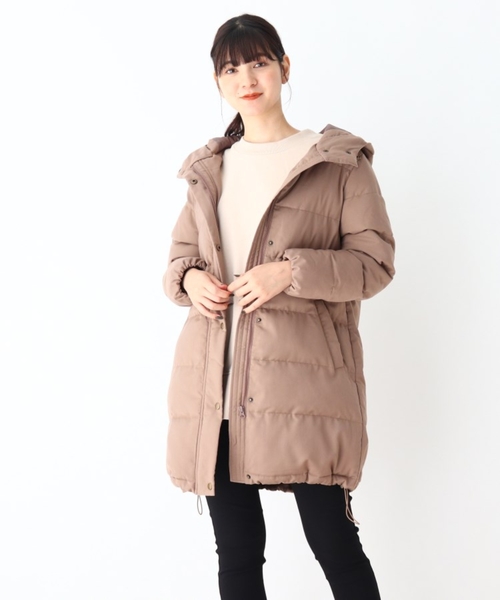 SHOO・LA・RUE（シューラルー）の「◆蓄熱・保温機能付き中綿コート（その他アウター・レディース・ダークグレー/ブラック/サンドベージュ・02/03/04）」の9枚目の写真