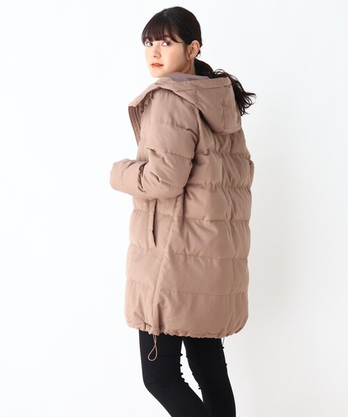 SHOO・LA・RUE（シューラルー）の「◆蓄熱・保温機能付き中綿コート（その他アウター・レディース・ダークグレー/ブラック/サンドベージュ・02/03/04）」の5枚目の写真