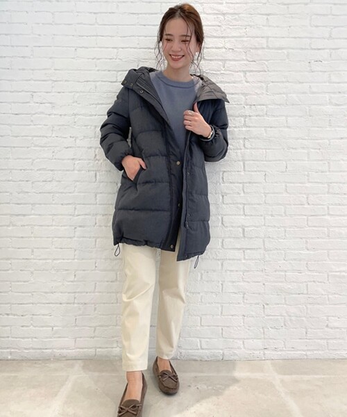 SHOO・LA・RUE（シューラルー）の「◆蓄熱・保温機能付き中綿コート（その他アウター・レディース・ダークグレー/ブラック/サンドベージュ・02/03/04）」の8枚目の写真