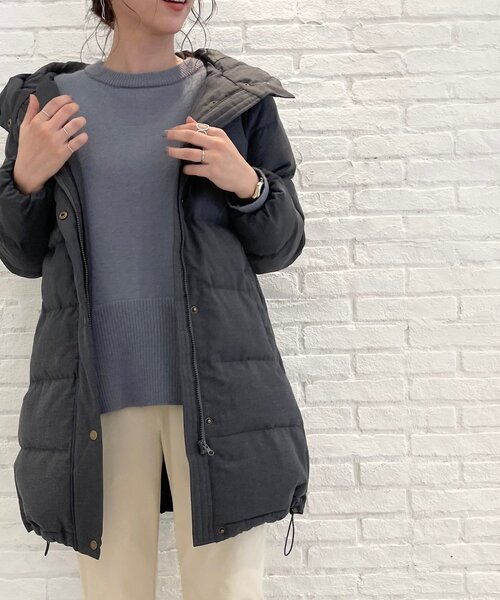 SHOO・LA・RUE（シューラルー）の「◆蓄熱・保温機能付き中綿コート（その他アウター・レディース・ダークグレー/ブラック/サンドベージュ・02/03/04）」の14枚目の写真