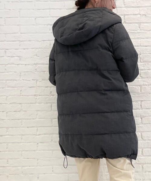 SHOO・LA・RUE（シューラルー）の「◆蓄熱・保温機能付き中綿コート（その他アウター・レディース・ダークグレー/ブラック/サンドベージュ・02/03/04）」の15枚目の写真