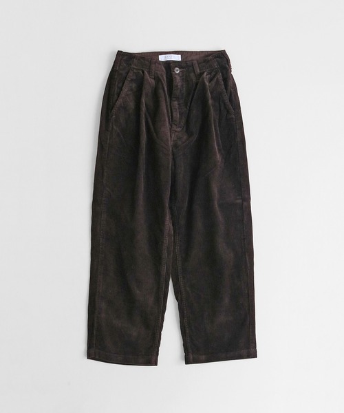 SETTO（セット）の「UNE PANTS：ワイドタックパンツ（その他パンツ・メンズ・ベージュ/ダークブラウン/アイボリー・L/XS/M/S）」の3枚目の写真