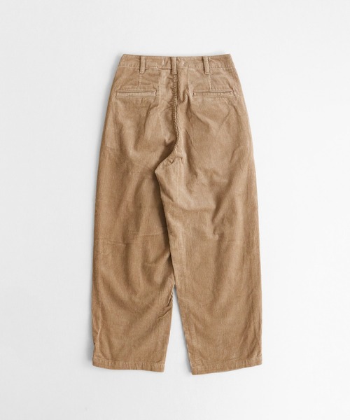 SETTO（セット）の「UNE PANTS：ワイドタックパンツ（その他パンツ・メンズ・ベージュ/ダークブラウン/アイボリー・L/XS/M/S）」の20枚目の写真