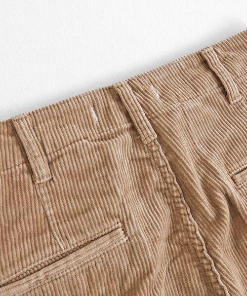 SETTO（セット）の「UNE PANTS：ワイドタックパンツ（その他パンツ・メンズ・ベージュ/ダークブラウン/アイボリー・L/XS/M/S）」の14枚目の写真