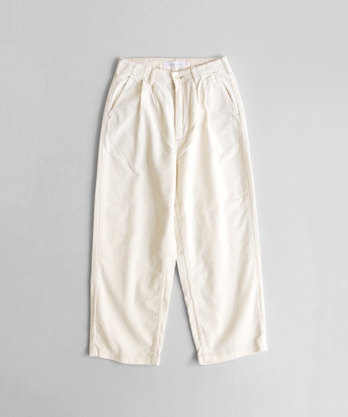 SETTO（セット）の「UNE PANTS：ワイドタックパンツ（その他パンツ・メンズ・ベージュ/ダークブラウン/アイボリー・L/XS/M/S）」の8枚目の写真