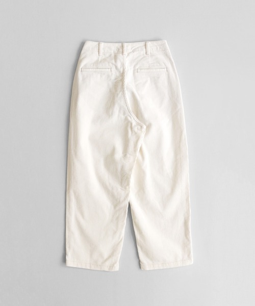SETTO（セット）の「UNE PANTS：ワイドタックパンツ（その他パンツ・メンズ・ベージュ/ダークブラウン/アイボリー・L/XS/M/S）」の6枚目の写真