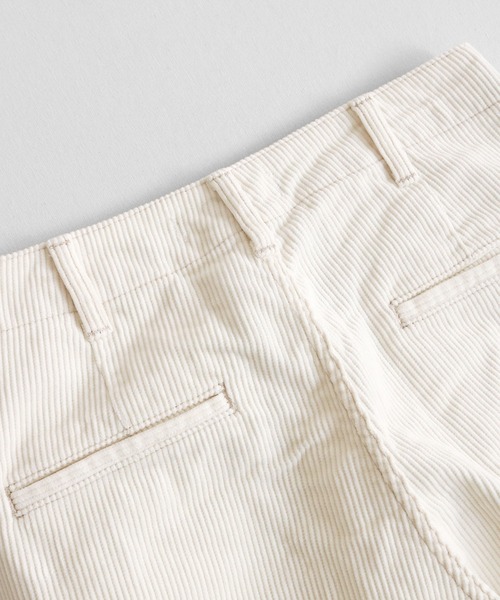 SETTO（セット）の「UNE PANTS：ワイドタックパンツ（その他パンツ・メンズ・ベージュ/ダークブラウン/アイボリー・L/XS/M/S）」の17枚目の写真