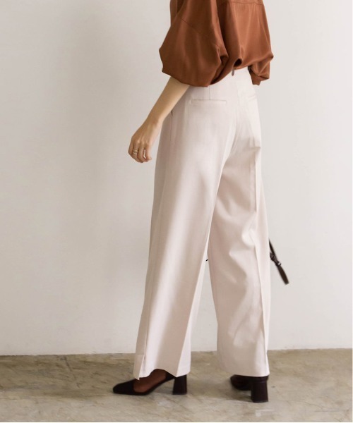 RANDA（ランダ）の「ダブル釦センタープレスワイドパンツ（その他パンツ・レディース・ピンク/グリーン/アイボリー・1/0）」の20枚目の写真