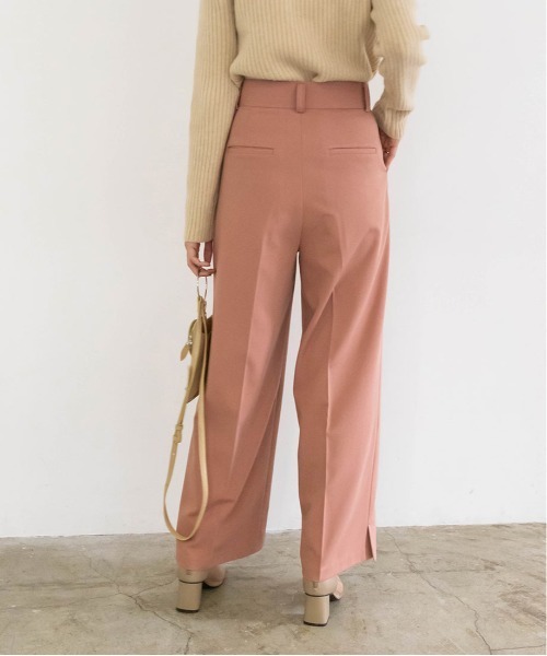 RANDA（ランダ）の「ダブル釦センタープレスワイドパンツ（その他パンツ・レディース・ピンク/グリーン/アイボリー・1/0）」の21枚目の写真