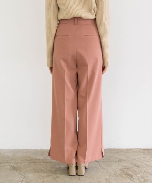 RANDA（ランダ）の「ダブル釦センタープレスワイドパンツ（その他パンツ・レディース・ピンク/グリーン/アイボリー・1/0）」の7枚目の写真