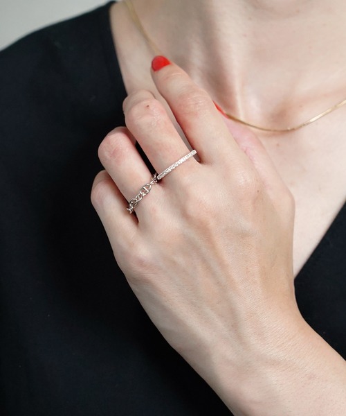 SIGNAL(シグナル)の「【ZOZO限定】Anchor Chain Ring / アンカーチェーンリング(リング・レディース・シルバー/ゴールド・#11/#10)」の6枚目の写真